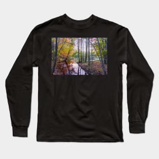 Holiday Park Lake at Dusk Long Sleeve T-Shirt